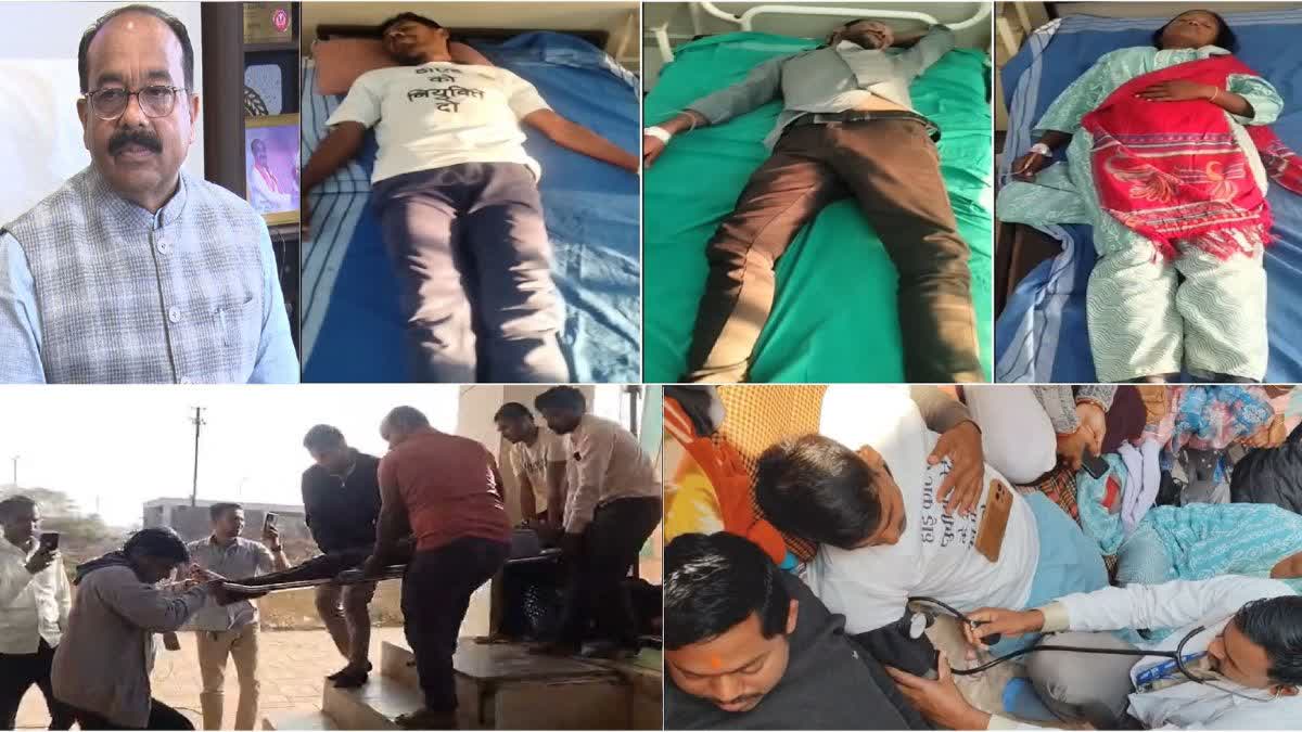 D.Ed. candidates indefinite hunger strike