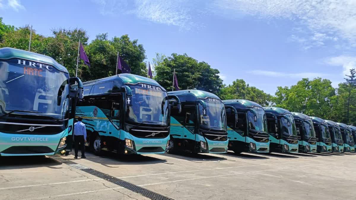 HRTC provide Blankets Volvo buses