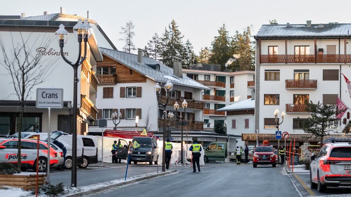 FIRE AT SWISS ALPINE RESORT BAR
