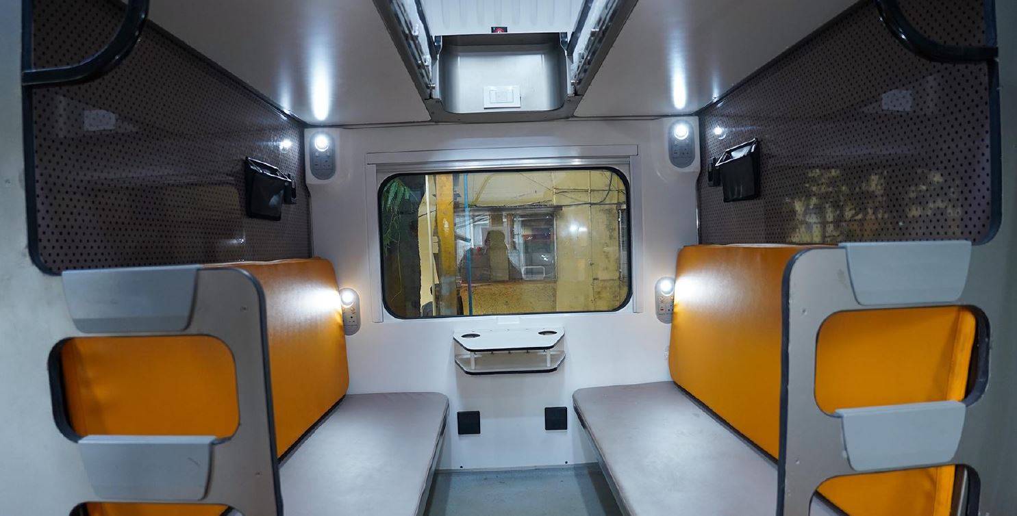 Ergonomically designed berths with improved cushioning