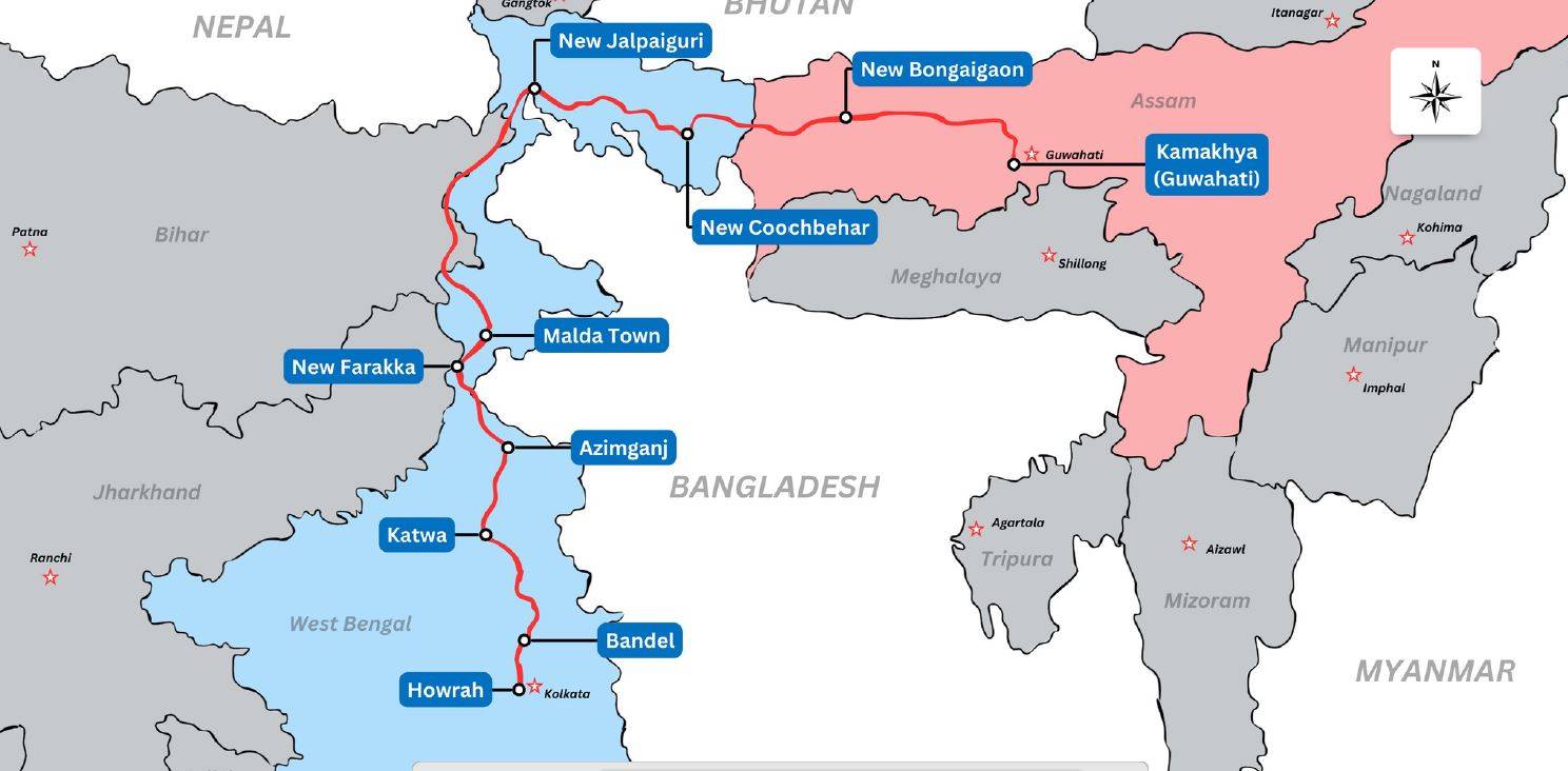 Vande Bharat Sleeper train route
