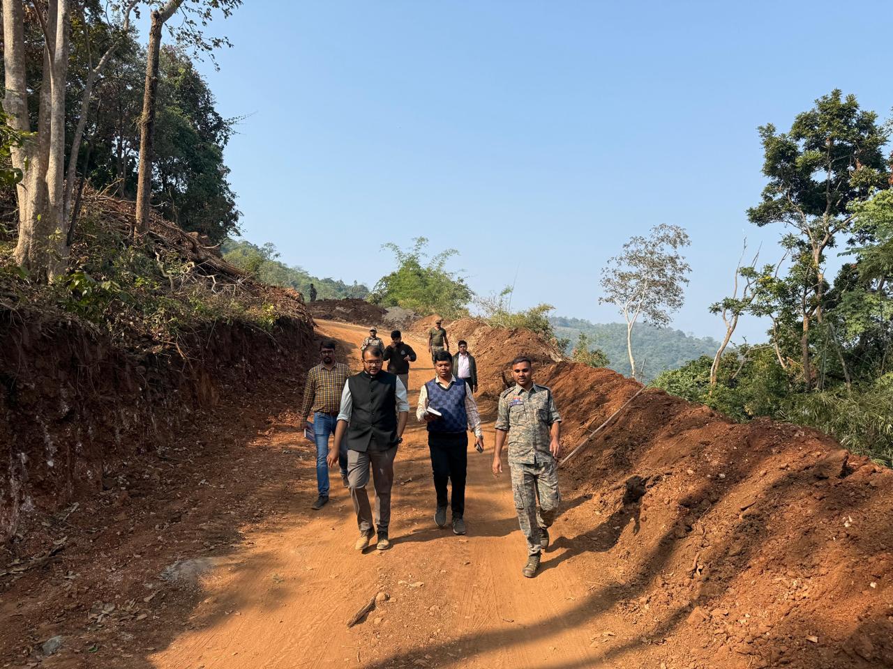 SP Collector  visit to Gogunda