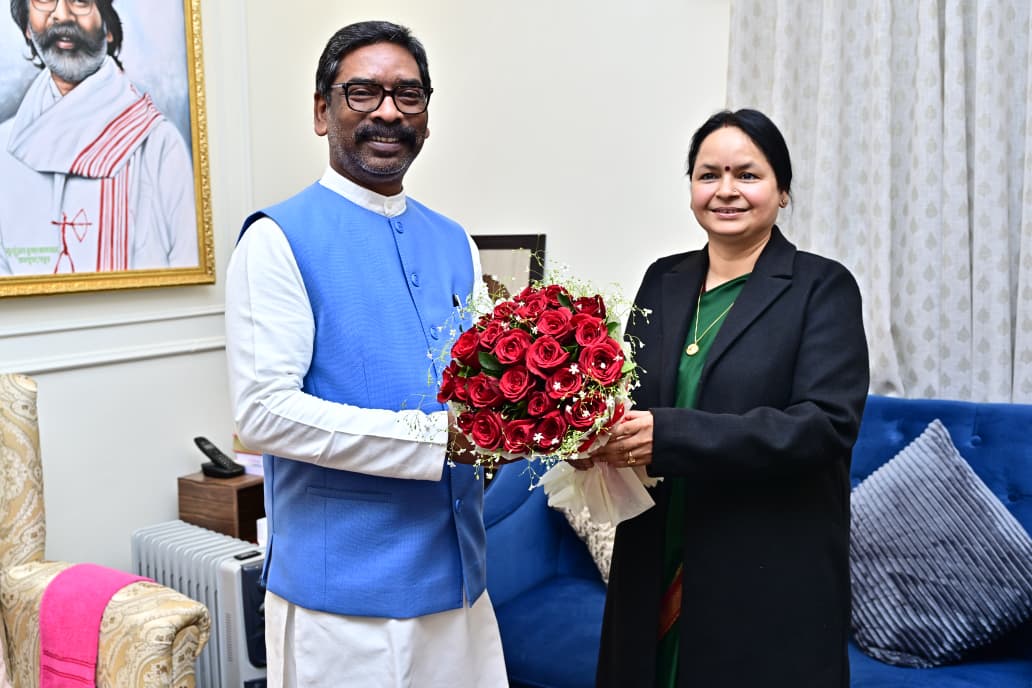 CM Hemant Soren Celebrated New Year