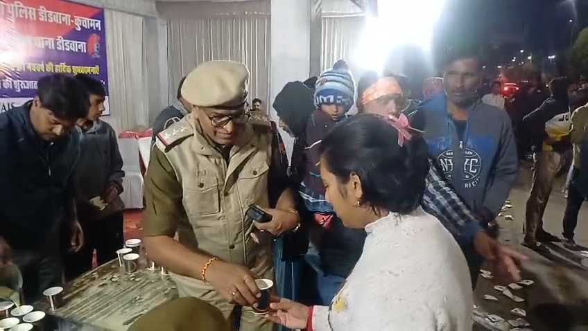 नए साल पर डीडवाना पुलिस की पहल