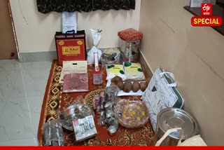 बिन्नाणी परिवार की ओर से कन्याओं को 23 से ज्यादा आइटम दिए जा रहे हैं