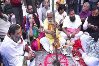 Holi Danda Pujan in Govind Devji