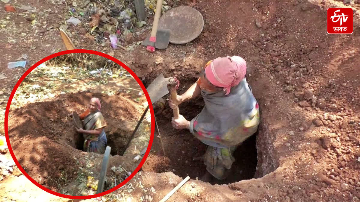70-year-old Neelamma dug graves over 5000 bodies so far who living in Graveyard for 30 years
