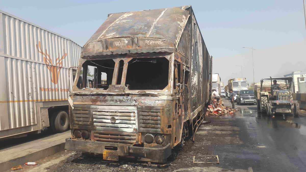 morena Truck caught fire