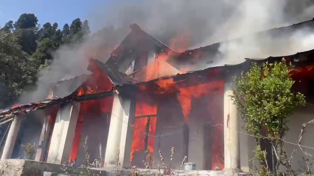 Nainital British Era Building Burn