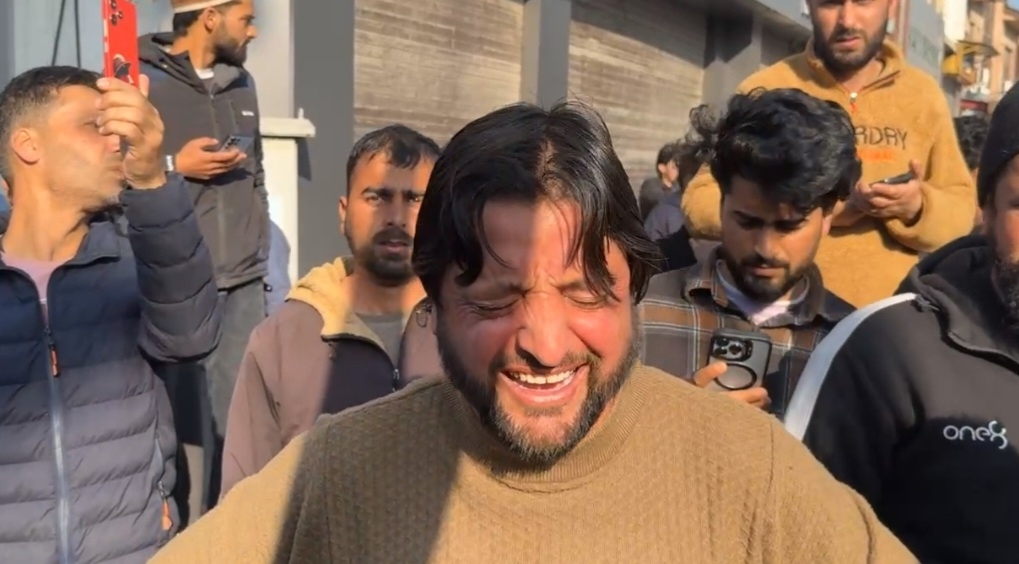 Protesters gathered in Srinagar on Sunday and mourned the killing of Khamenei