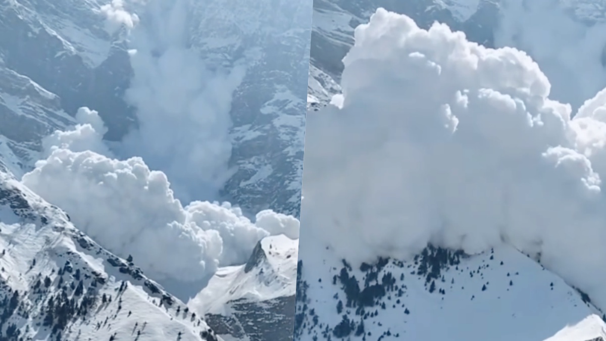 Avalanche in Lahaul Valley