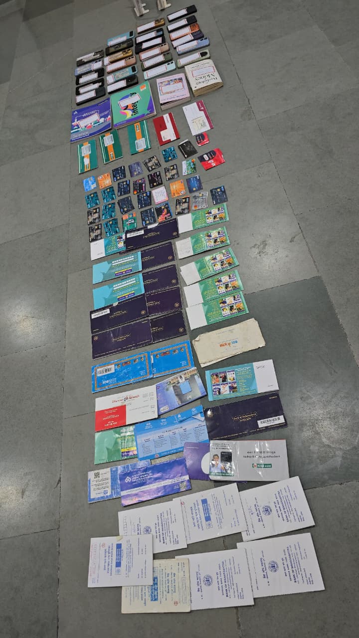 Items recovered from the accused