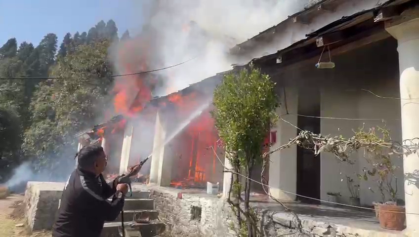 Nainital British Era Building Burn
