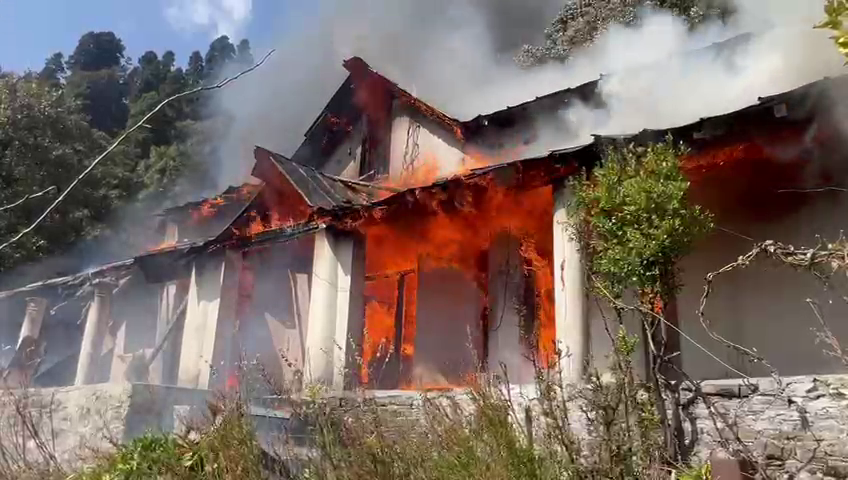 Nainital British Era Building Burn