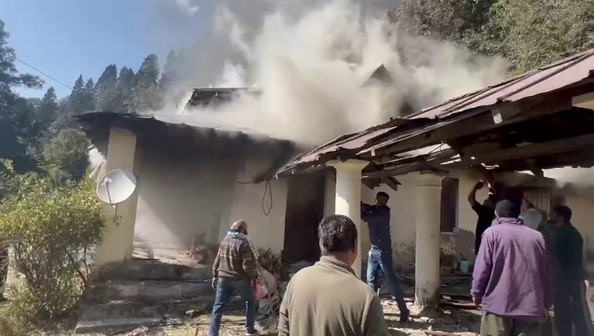 Nainital British Era Building Burn