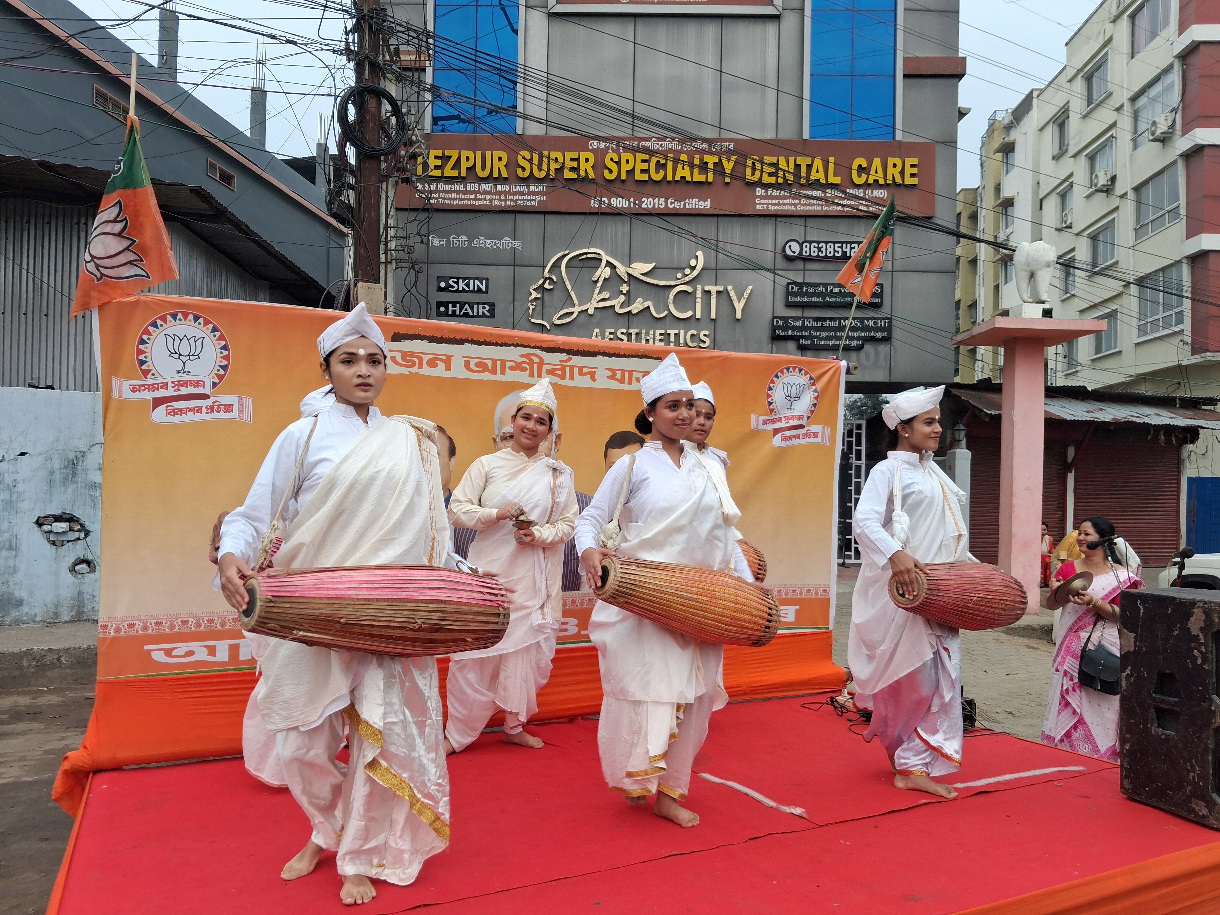 BJP's 'Jan Ashirwad Yatra' led by CM Dr. Himanta Biswa Sarma has begun