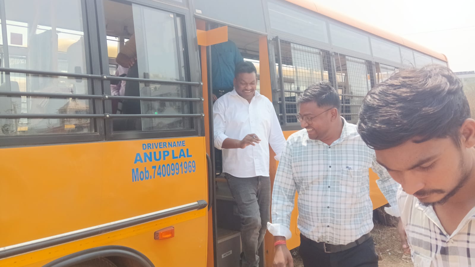 Balod district administration inspects school buses