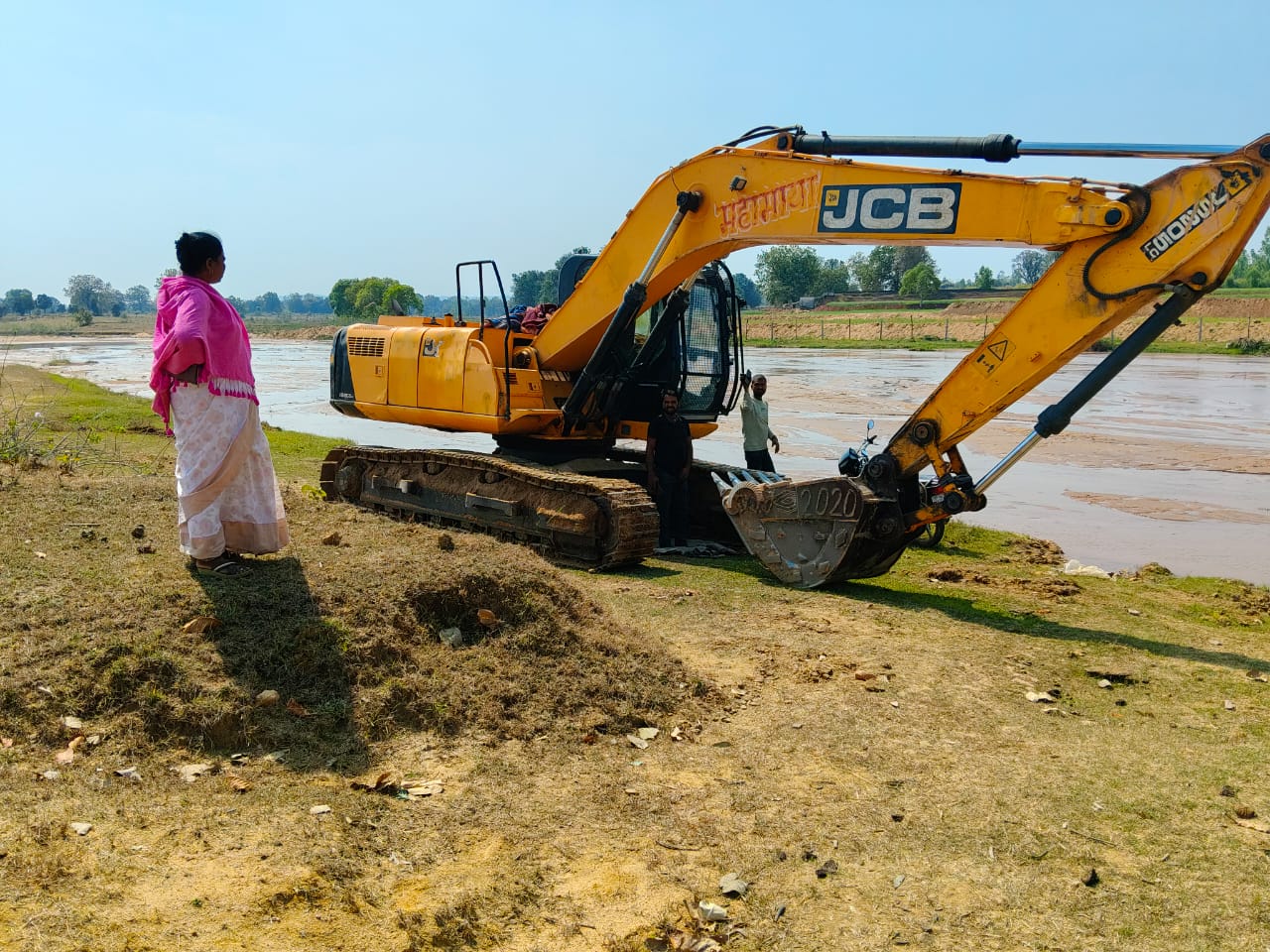 sand mining in Ghatai Village