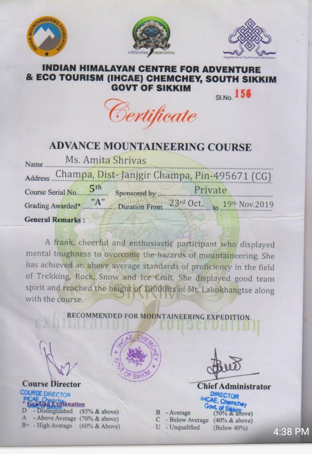 mountaineer Amita Shrivas Story