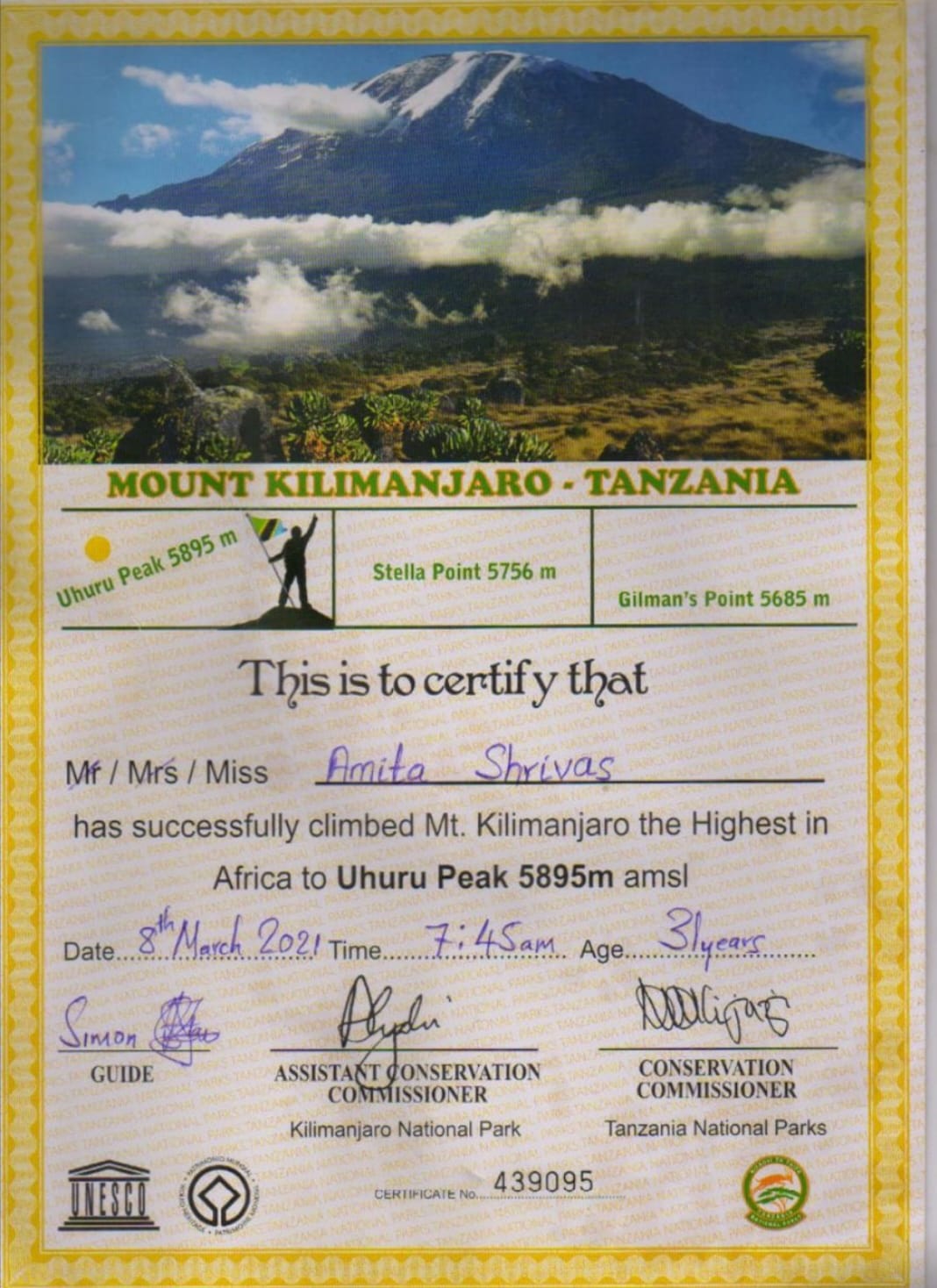 mountaineer Amita Shrivas Story