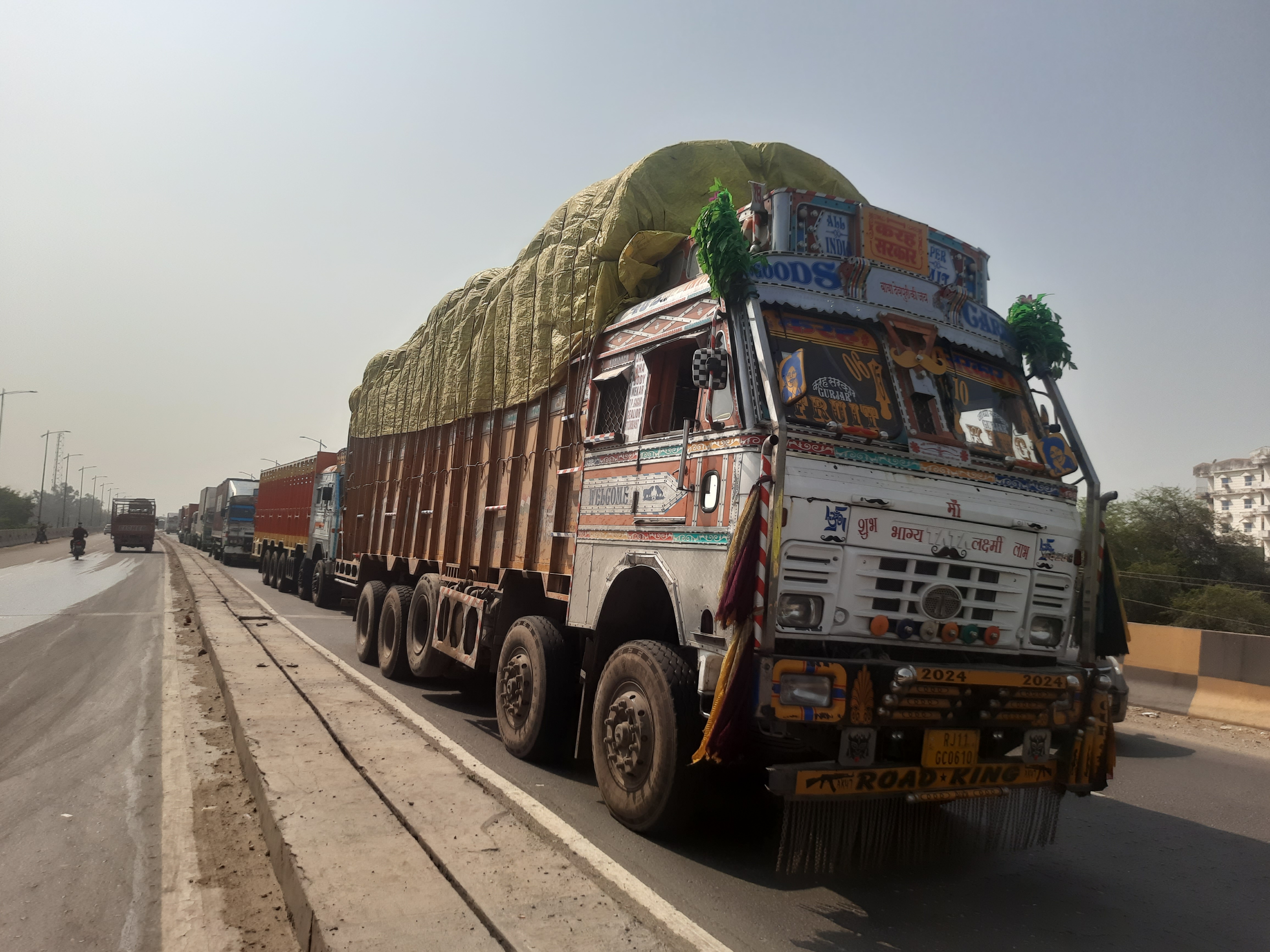 morena moving Truck caught fire