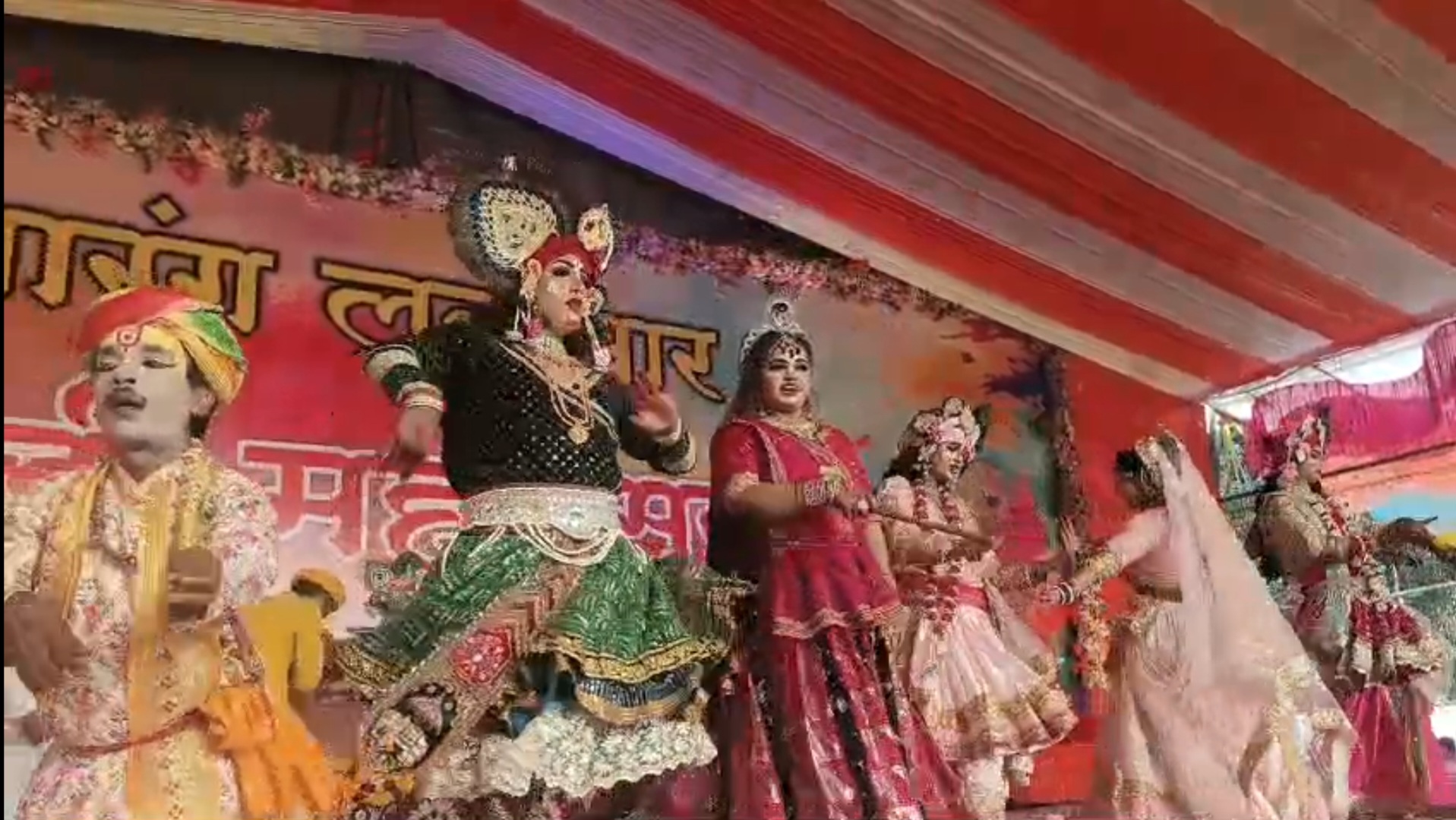 mathura braj holi 2026 banke bihari mandir barsana stick holi live update