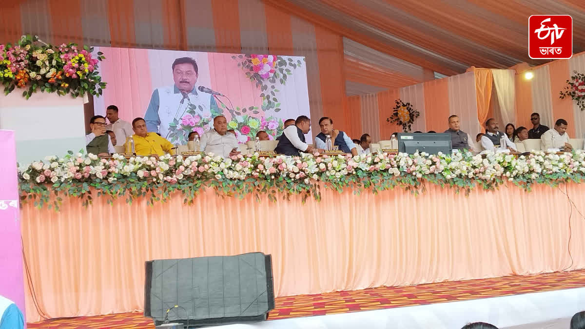 CM distributes cheques to 23,367 women in Biswanath