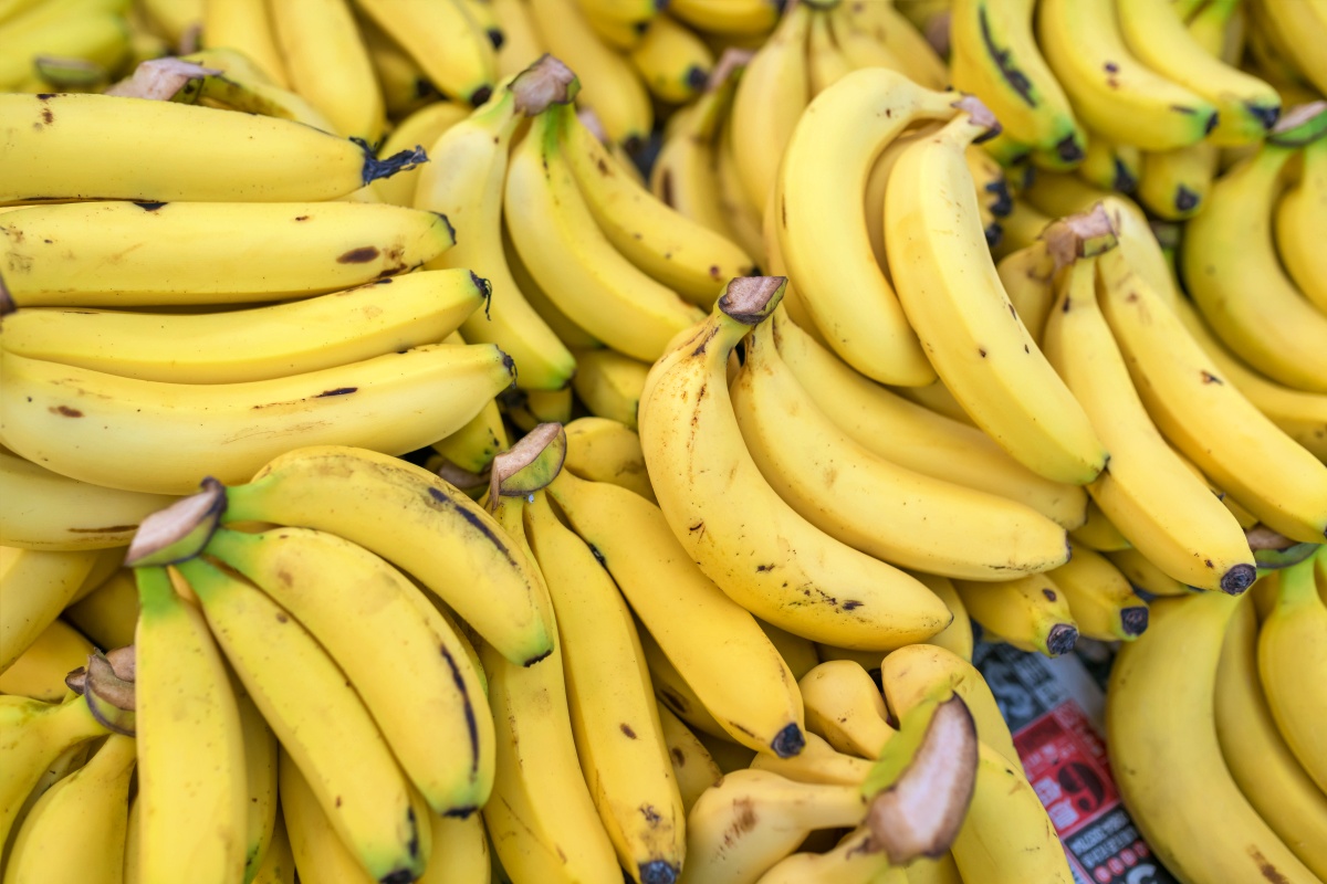 Bananas in the market