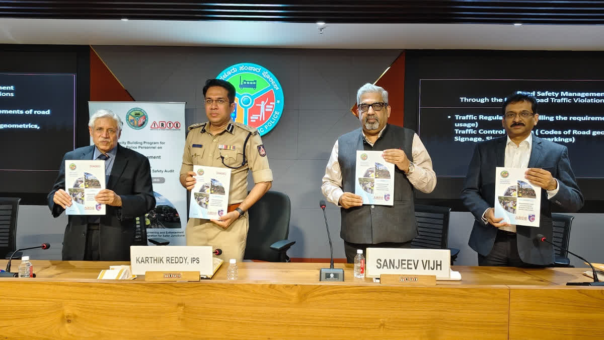 Study by IRTE, Diageo in partnership with police to improve traffic congestion in Bengaluru