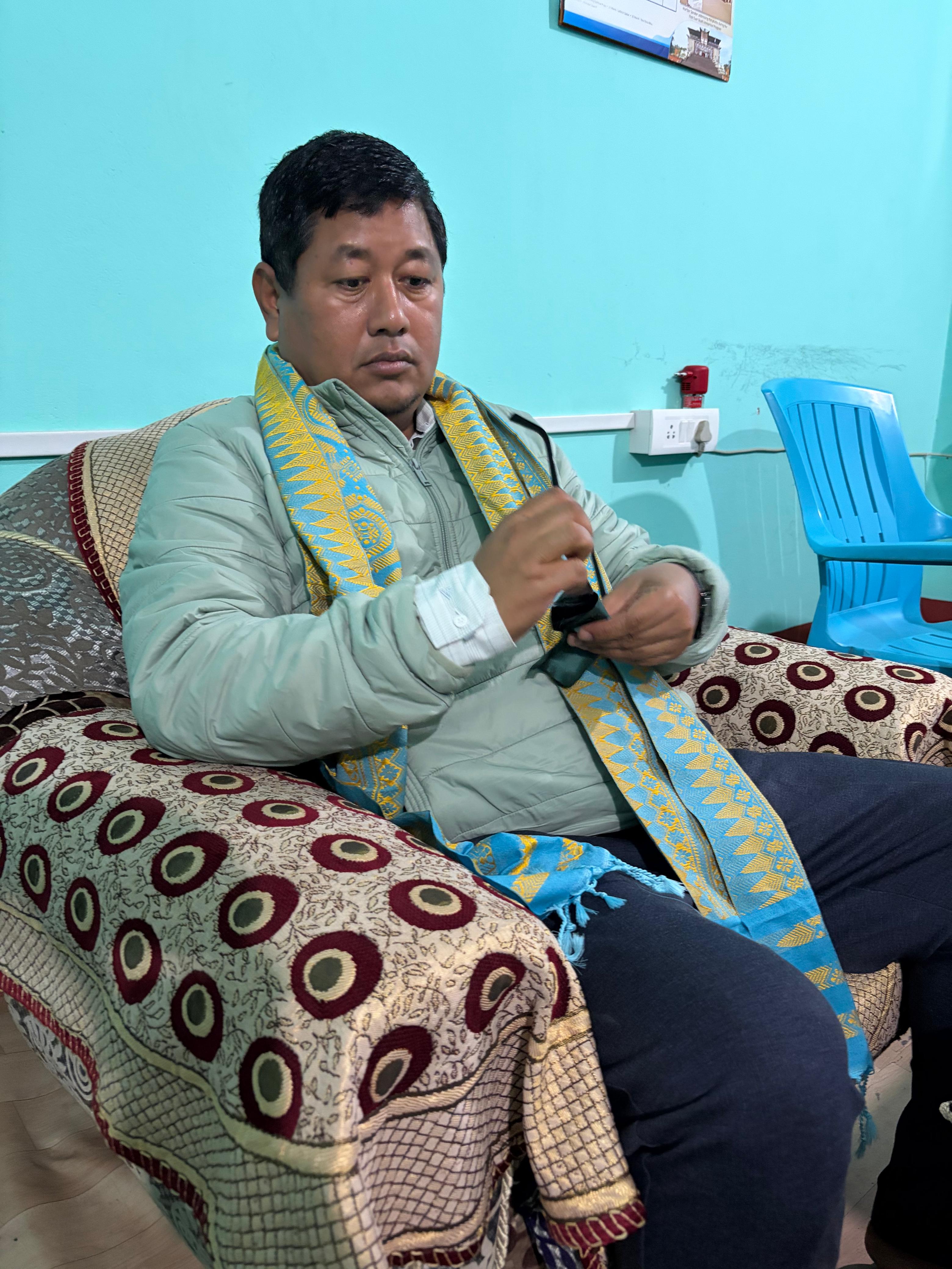 Lawrence Islary, the sitting MLA of Kokrajhar East