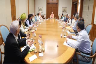 PM Modi chairing the CCS meeting