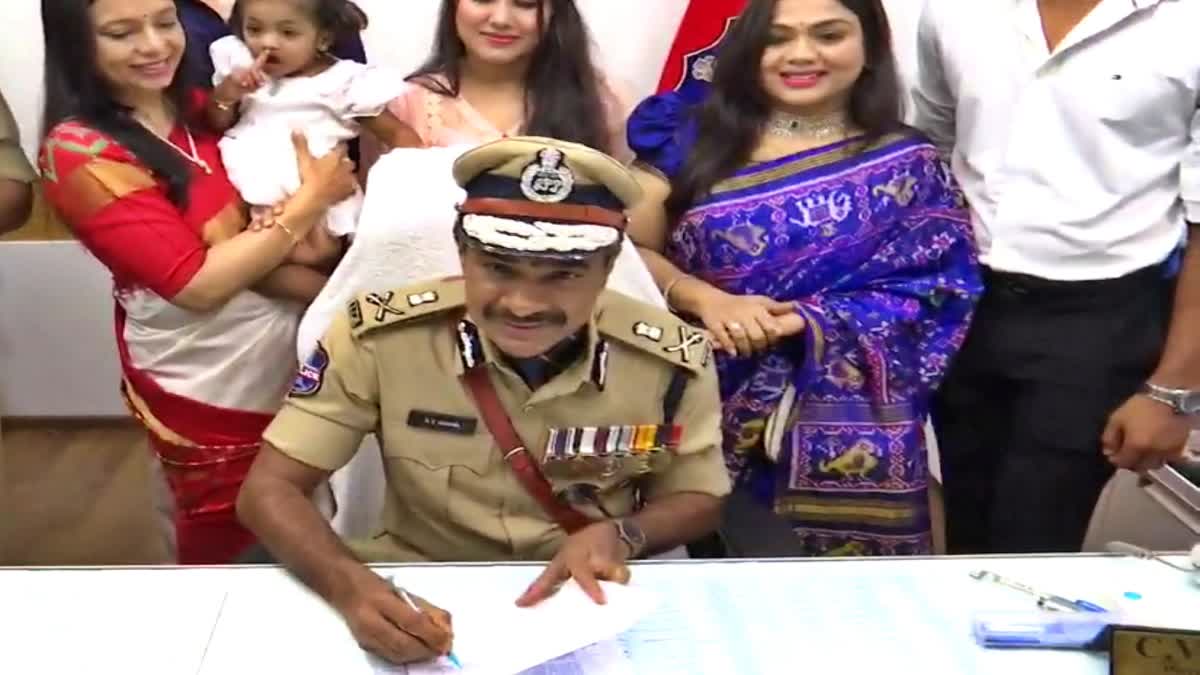 CV Anand takes charge as Telangana DGP