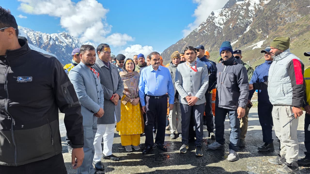 Gautam Adani Visits Kedarnath Dham
