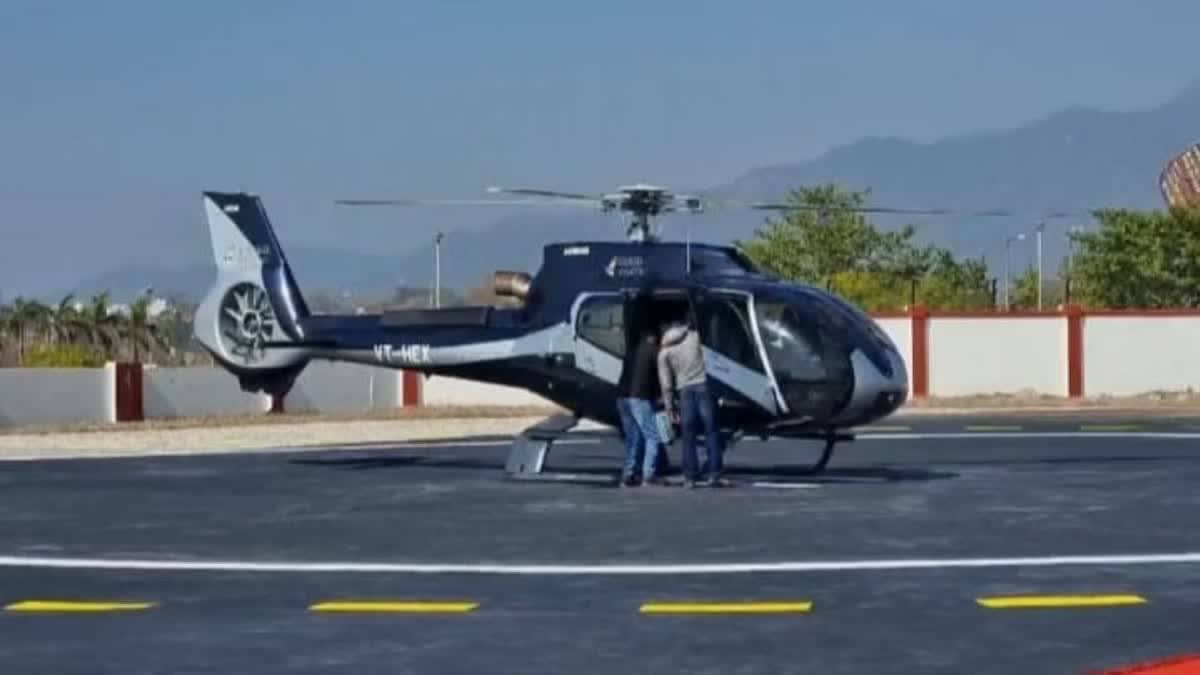 Heli Service Booking Full for Uttarakhand Chardham Yatra till September Etv Bharat