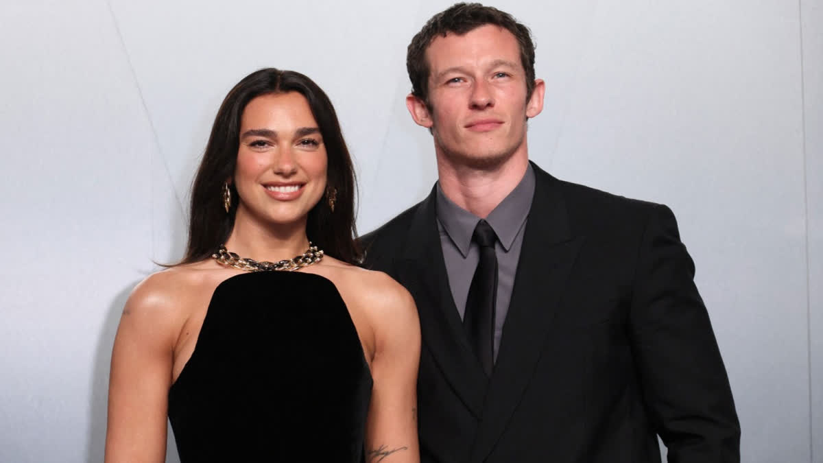 Dua Lipa and Callum Turner
