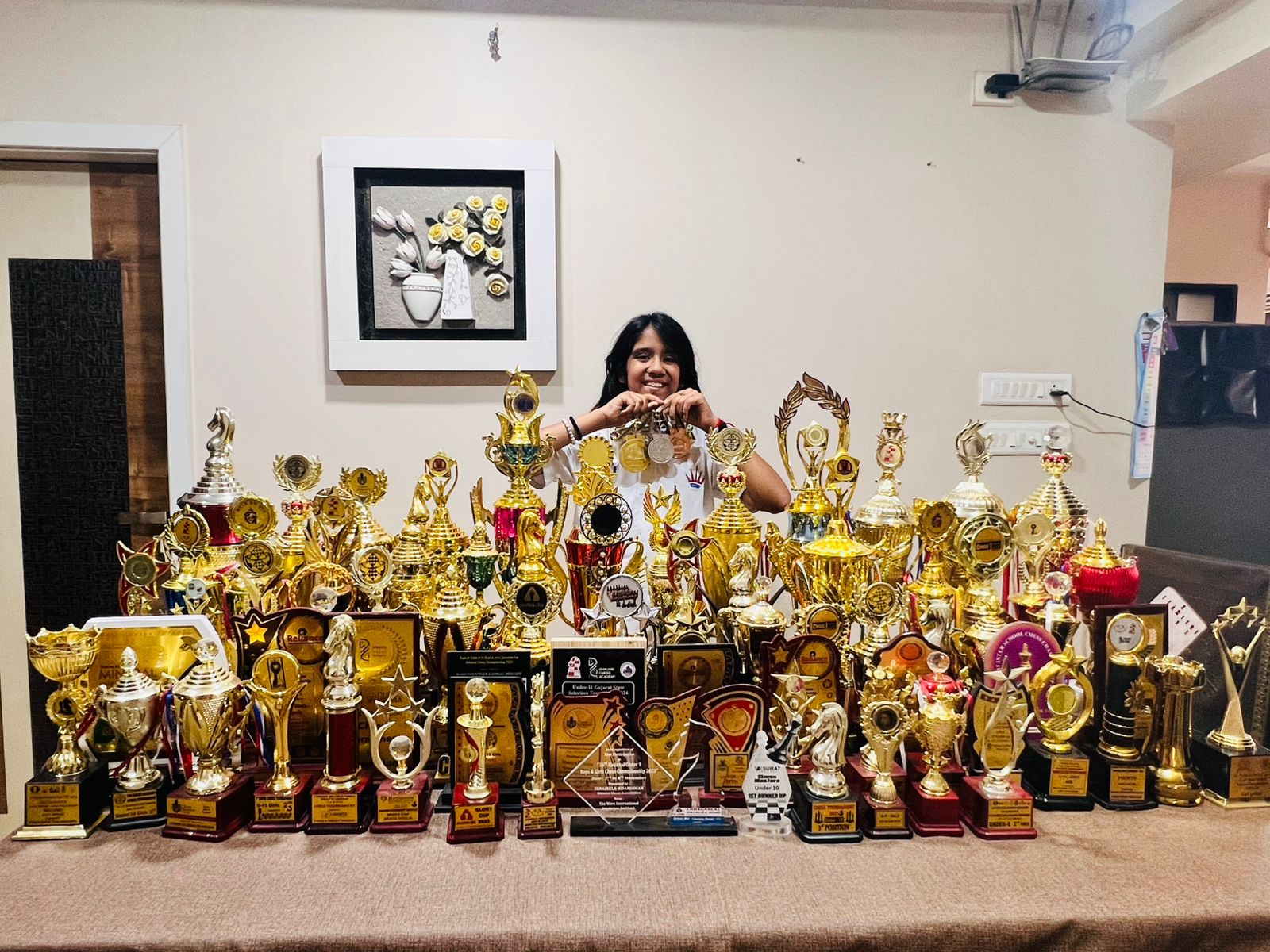 માન્યા દ્રોલિયાએ કોમનવેલ્થ ચેસ ગેમ્સમાં જીત્યા ત્રણેય રંગના મેડલ