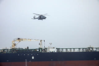 Macron says French Navy intercepts sanctioned Russian oil tanker