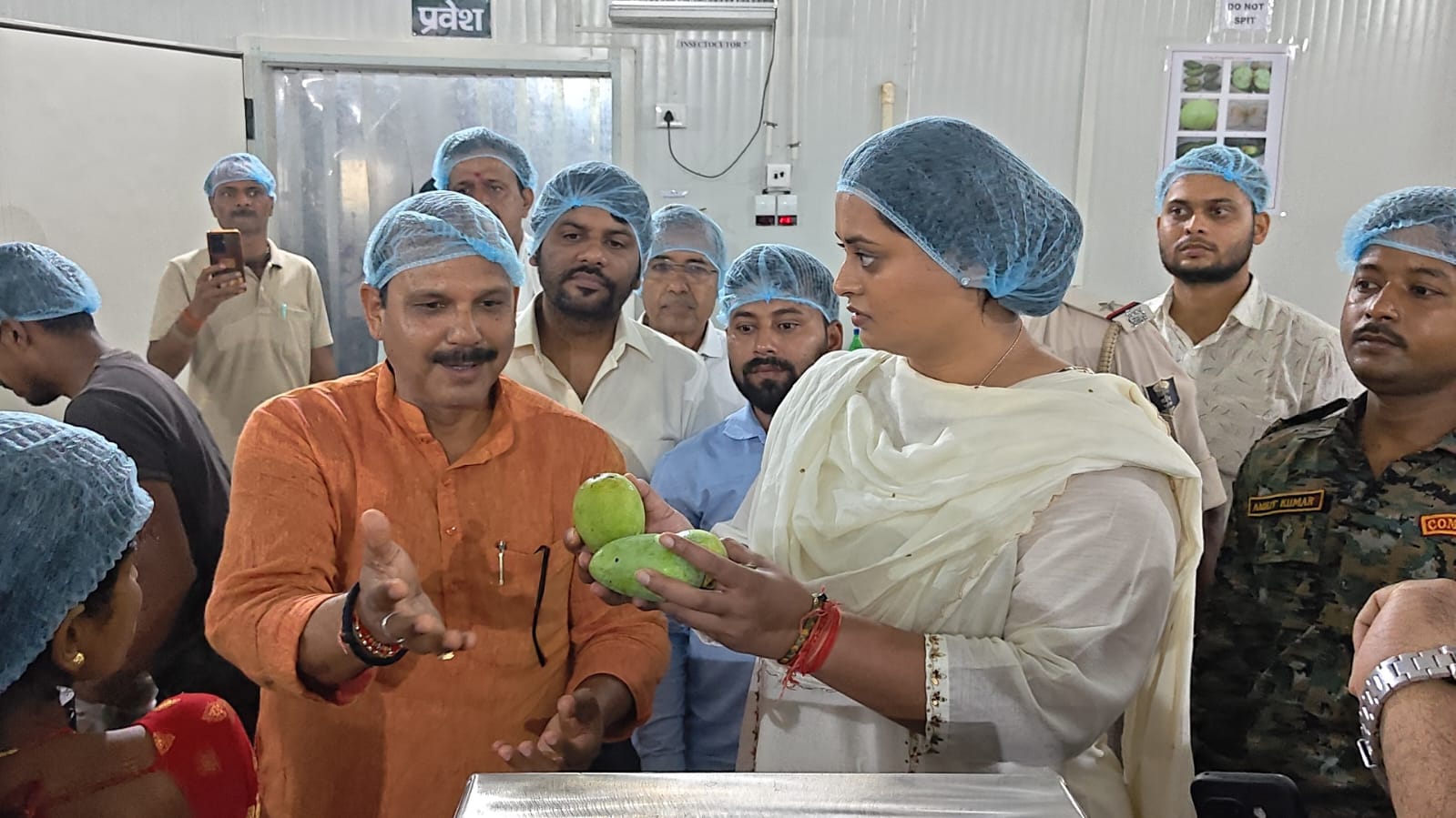 बिहटा रेडिएशन सेंटर पहुंचीं उद्योग मंत्री श्रेयसी सिंह