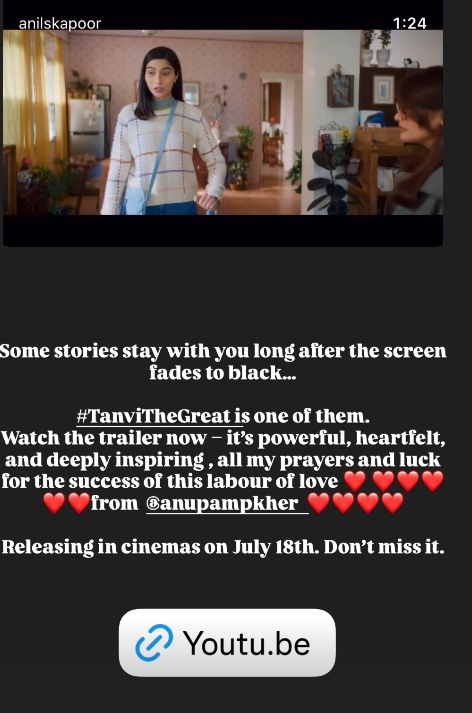 TANVI THE GREAT TRAILER