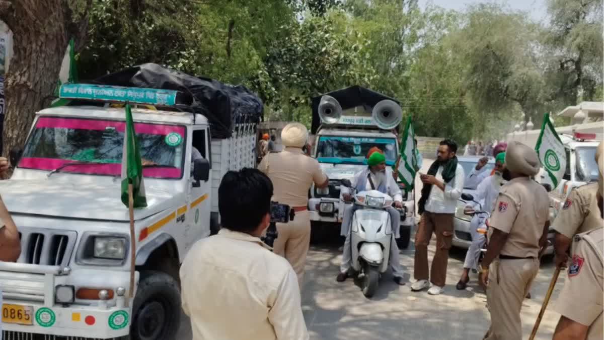 STRONG PROTEST BY FARMERS