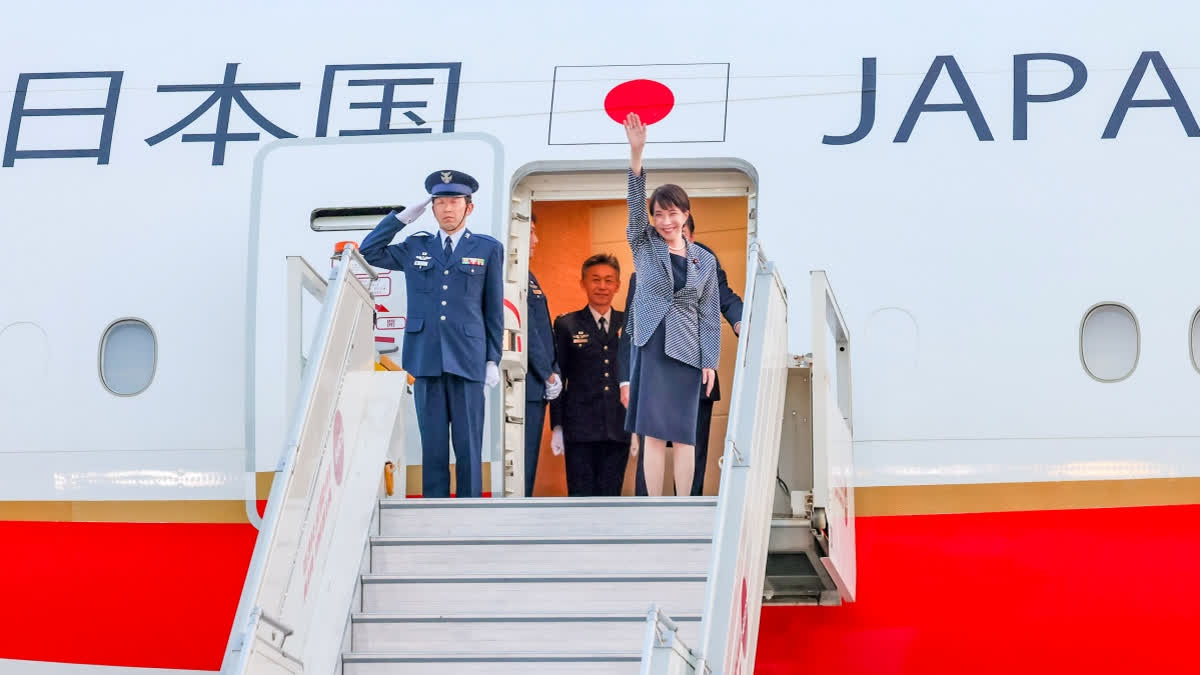 Japanese PM Takaichi Arrives In India For Three-Day Official Visit To Participate In 16th India-Japan Annual Summit