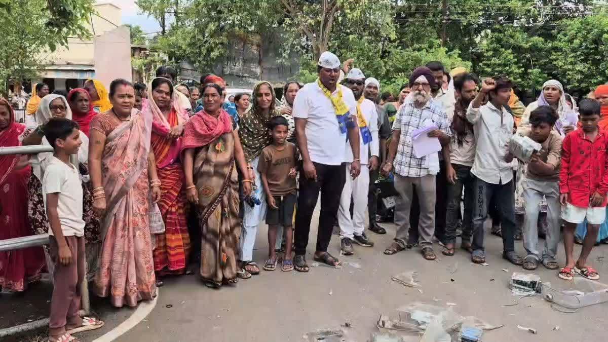 Protest in Durg