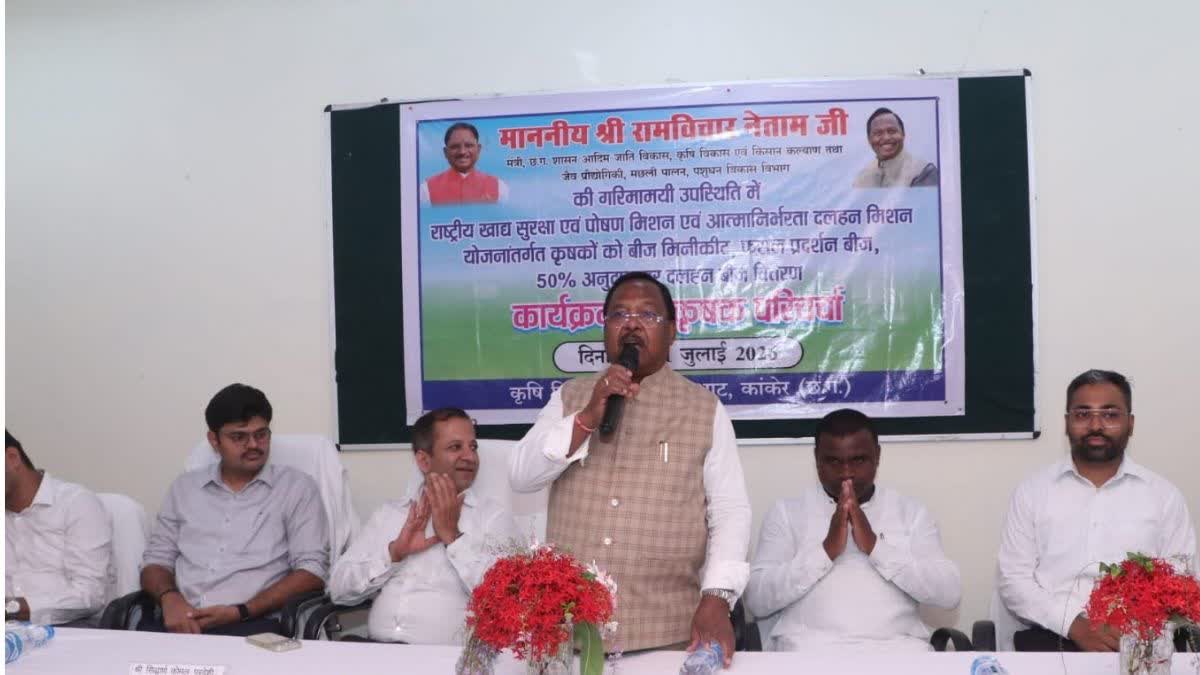 Ramvichar Netam on Farming