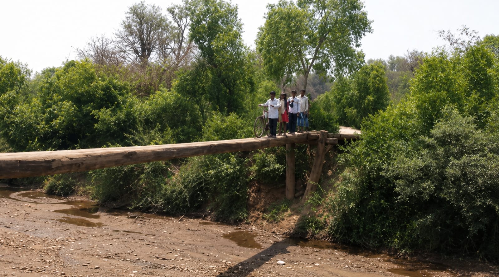 Doctor Bheshaj Kumar Ramteke serving in a remote area