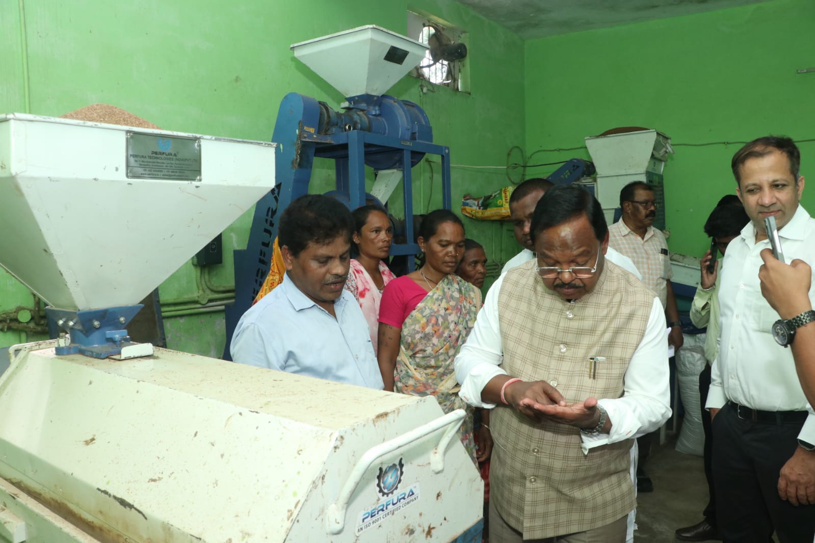 Inspection of Krishi Vigyan Kendra