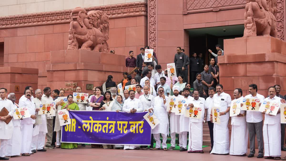 Bihar SIR Protest in Parliament