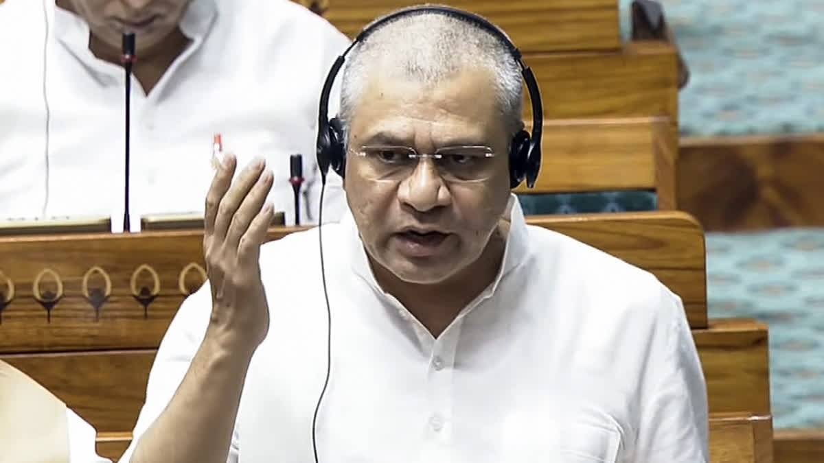 AWPMS System To Increase Safety And Speed Of Trains Union Information Broadcasting Minister Ashwini Vaishnaw speaks in Lok Sabha during the Monsoon Session of the Parliament, in New Delhi