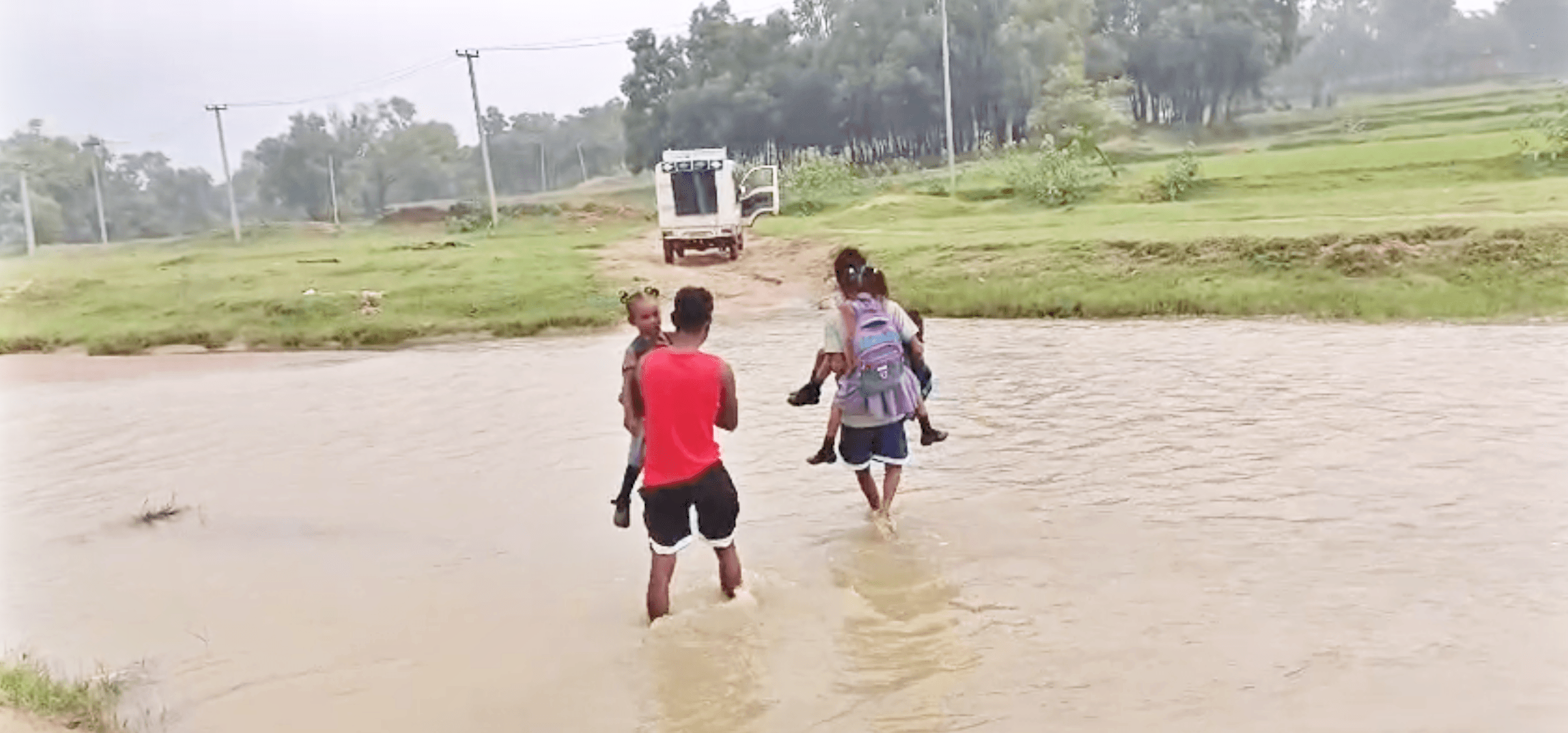 Woman In Labour Taken Across Swollen River In Bihar Village, Exposing Gaps In Rural Infrastructure