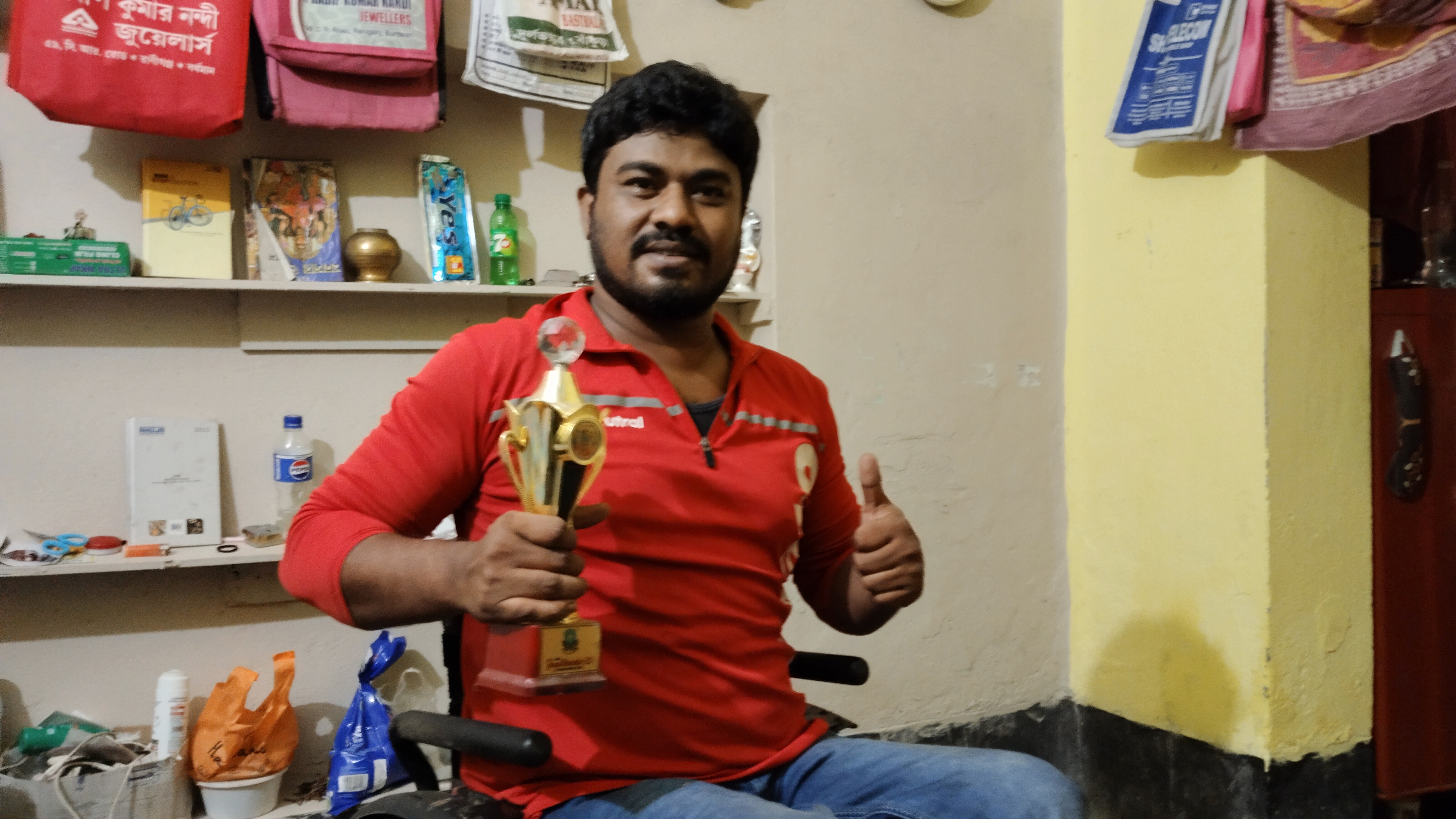 Wheelchair Rugby Player