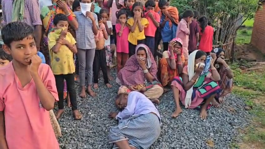 living laborer buried under soil